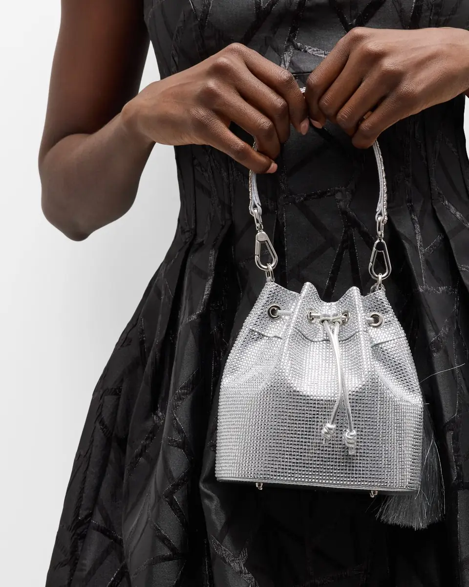 Judith Leiber Couture Piper Medium Crystal Bucket Bag | Thumbnail 3 Judith Leiber Couture Piper Medium Crystal Bucket Bag | Thumbnail 3