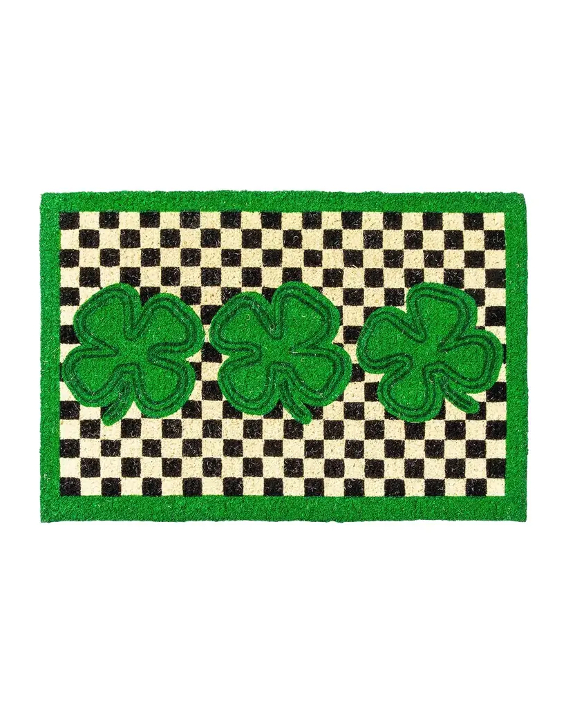 MacKenzie-Childs Lucky Clover Entrance Mat
