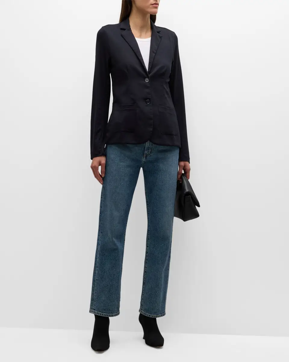 MAJESTIC FILATURES Soft Touch Two-Button Blazer | Thumbnail 2