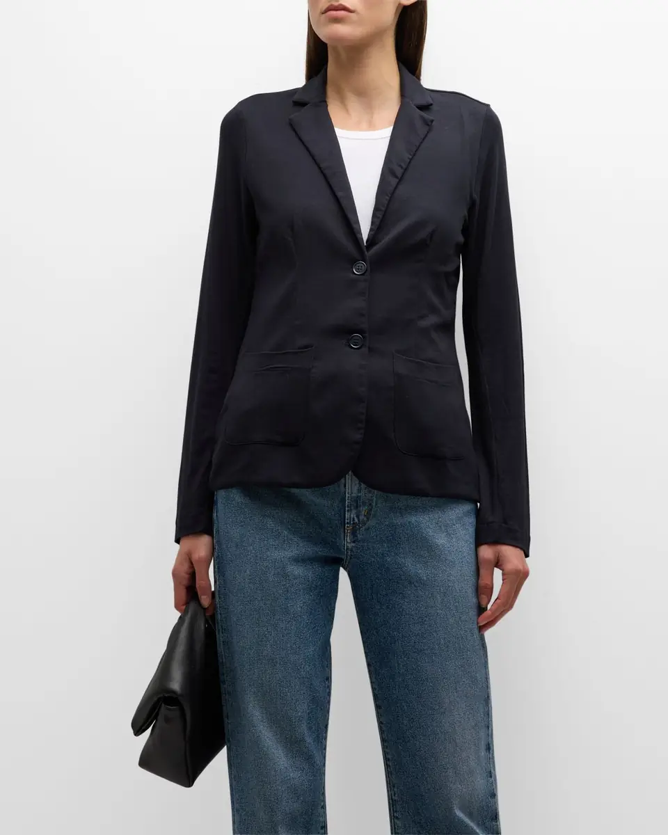 MAJESTIC FILATURES Soft Touch Two-Button Blazer | Thumbnail 4