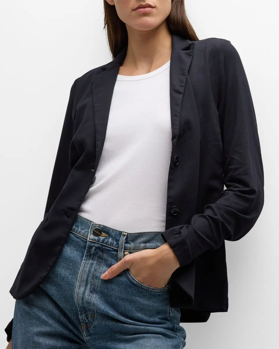 MAJESTIC FILATURES Soft Touch Two-Button Blazer | Thumbnail 7