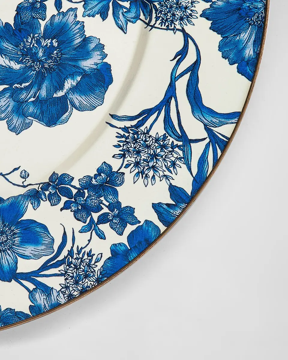 MacKenzie-Childs English Garden Enamel Serving Platter Royal | Thumbnail 2 MacKenzie-Childs English Garden Enamel Serving Platter Royal | Thumbnail 2
