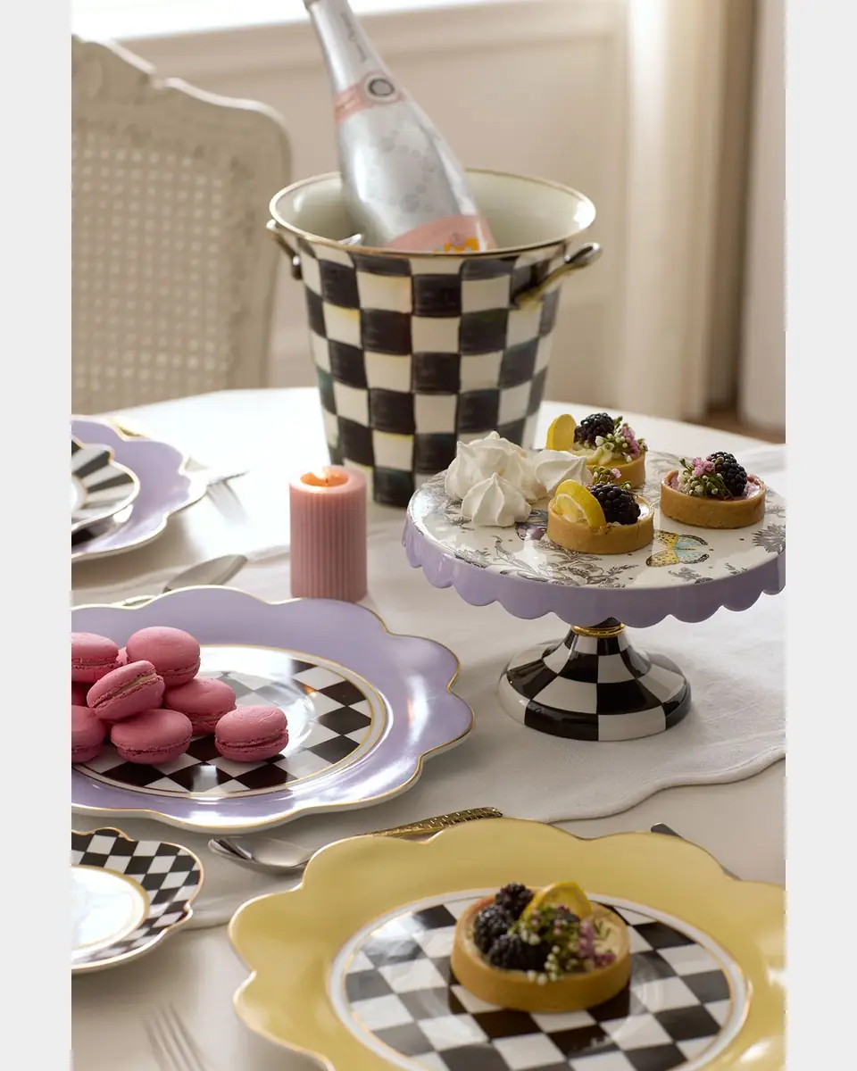 MacKenzie-Childs Buttercream Butterfly Toile Dinner Plate | Thumbnail 4 MacKenzie-Childs Buttercream Butterfly Toile Dinner Plate | Thumbnail 4