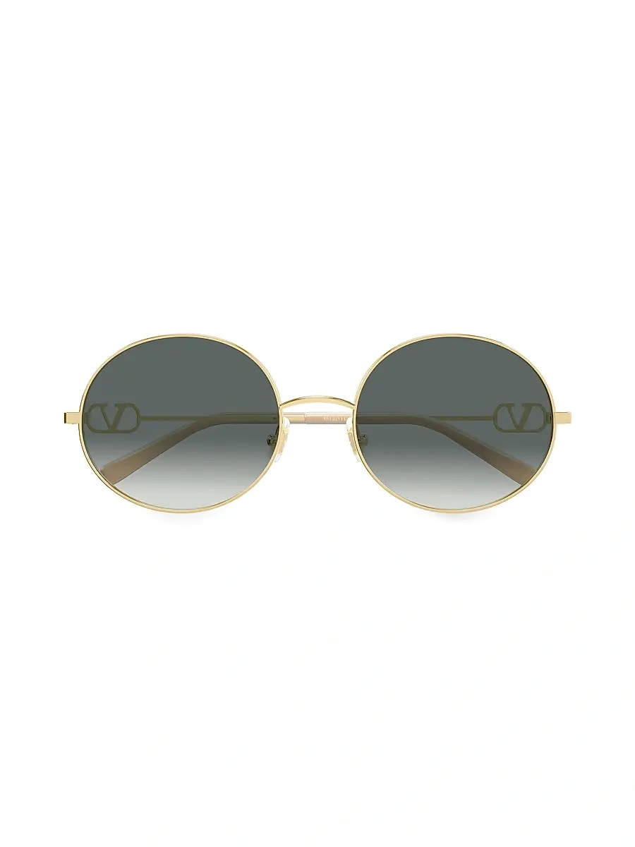 Valentino Women's 20MM VLogo Round Sunglasses | Thumbnail 2 Valentino Women's 20MM VLogo Round Sunglasses | Thumbnail 2