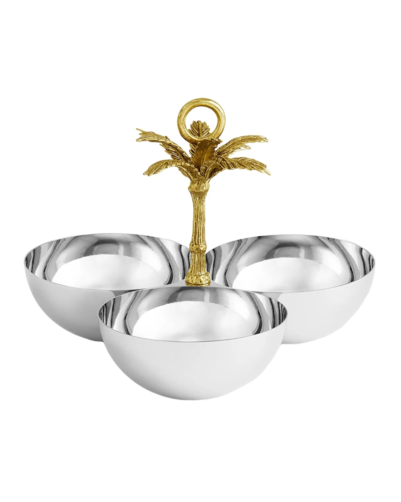 Michael Aram Palm Triple Bowl