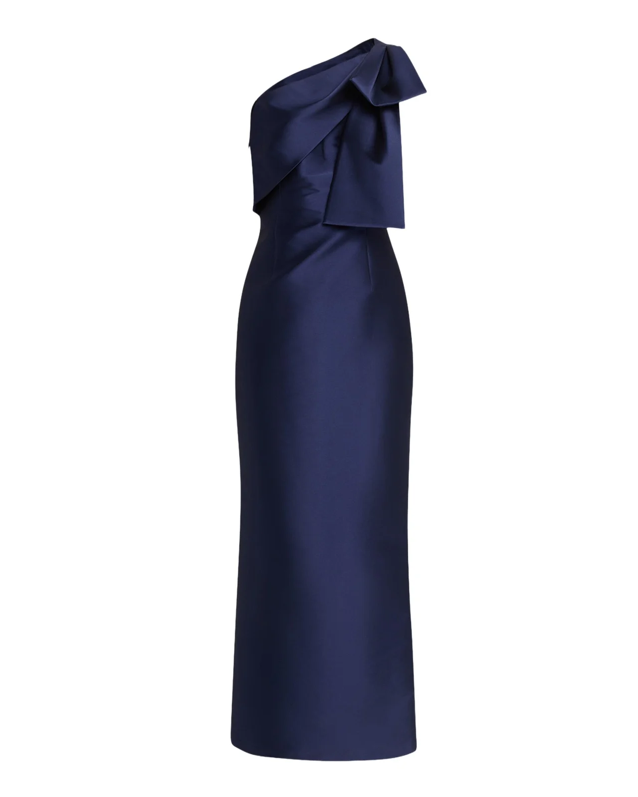 Bonnie One-Shoulder Bow Column Gown Bonnie One-Shoulder Bow Column Gown