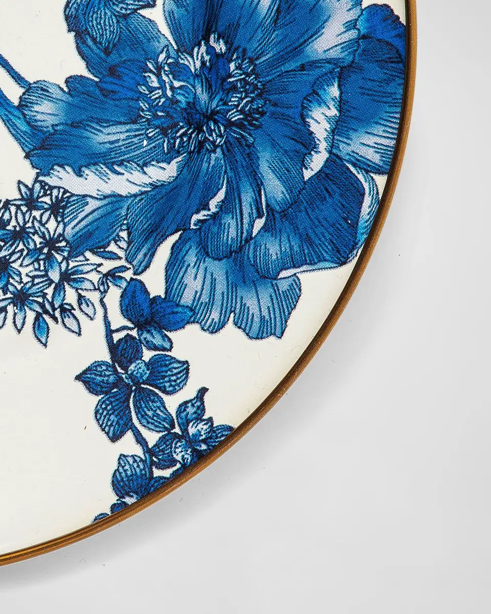 MacKenzie-Childs Royal English Garden Enamel Salad/Dessert Plate | Thumbnail 2 MacKenzie-Childs Royal English Garden Enamel Salad/Dessert Plate | Thumbnail 2