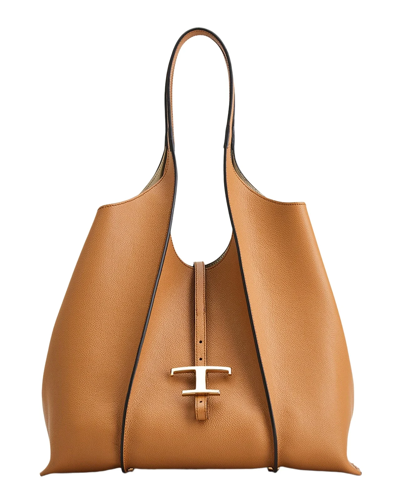 Tod's Medium Leather T Timeless Tote Shopping Bag