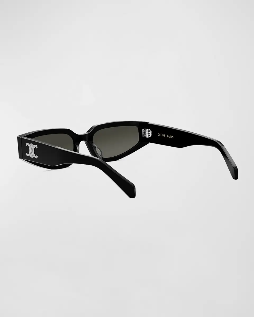 Celine Triomphe Sleek Acetate Cat-Eye Sunglasses | Thumbnail 2 Celine Triomphe Sleek Acetate Cat-Eye Sunglasses | Thumbnail 2