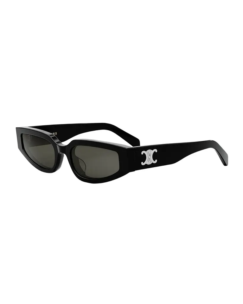 Triomphe Sleek Acetate Cat-Eye Sunglasses Triomphe Sleek Acetate Cat-Eye Sunglasses