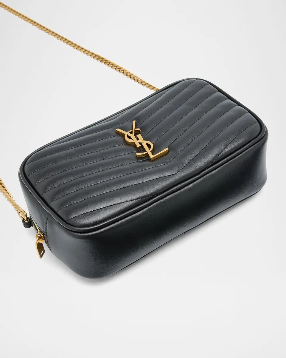 Saint Laurent Lou Mini YSL Camera Bag in Smooth Quilted Leather | Thumbnail 6 Saint Laurent Lou Mini YSL Camera Bag in Smooth Quilted Leather | Thumbnail 6