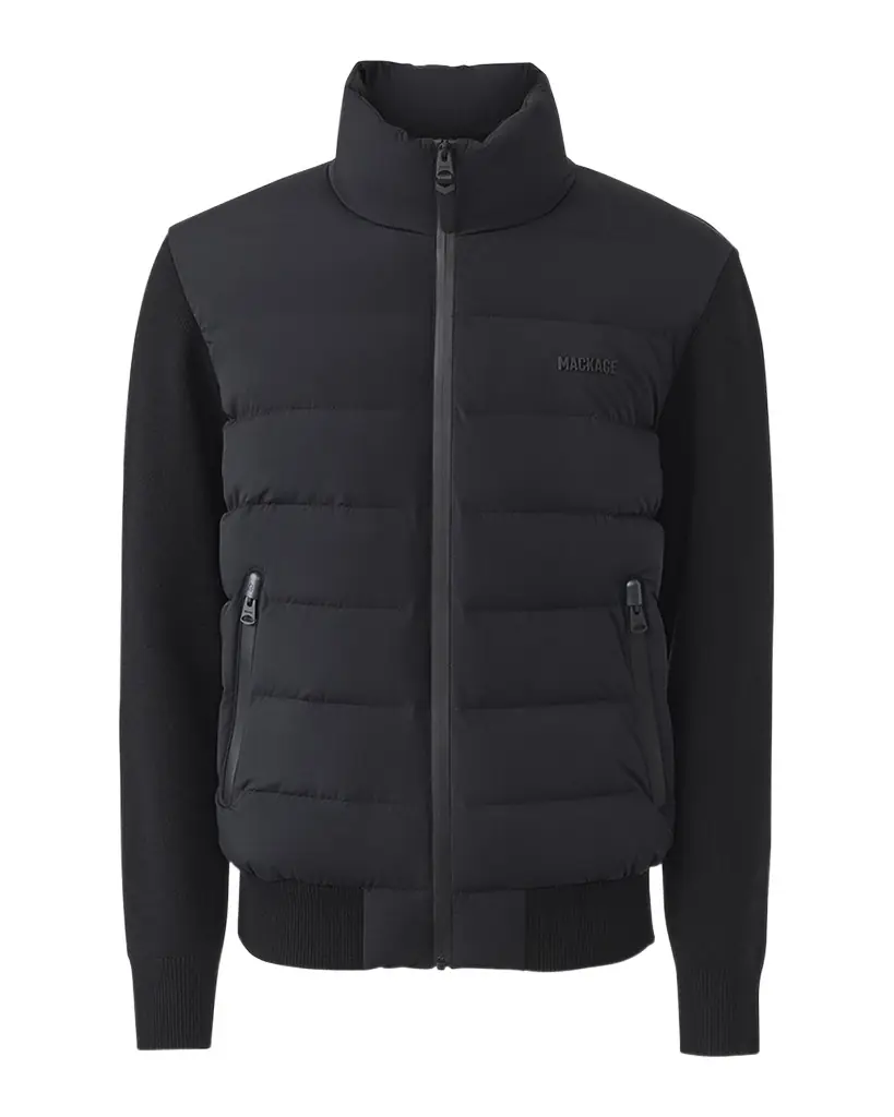 Mackage Men's Haney City Hybrid Down Jacket | Image 1 Mackage Men's Haney City Hybrid Down Jacket | Image 1
