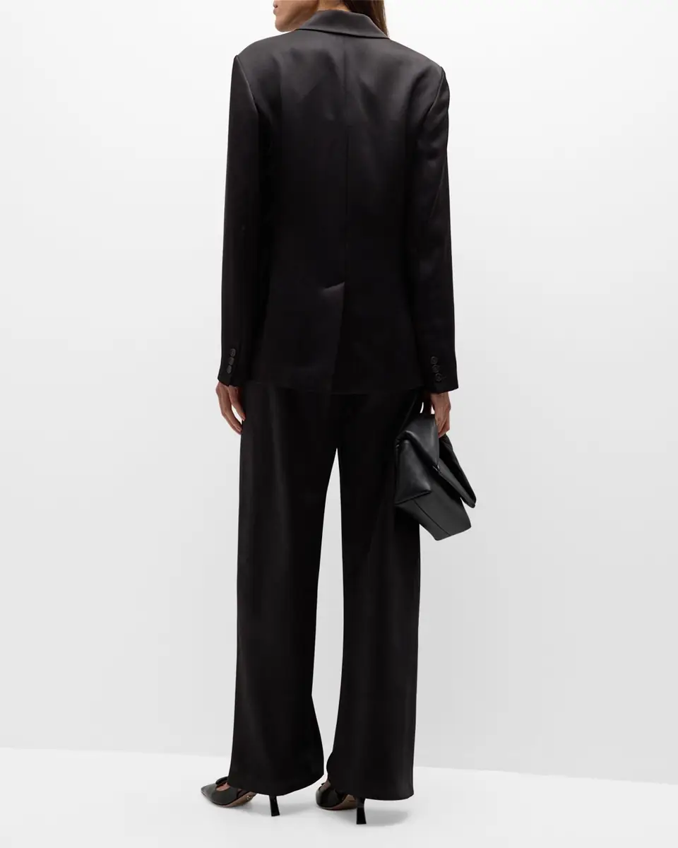 Vince Colette High-Waist Fluid Satin Bias Pants | Thumbnail 6 Vince Colette High-Waist Fluid Satin Bias Pants | Thumbnail 6