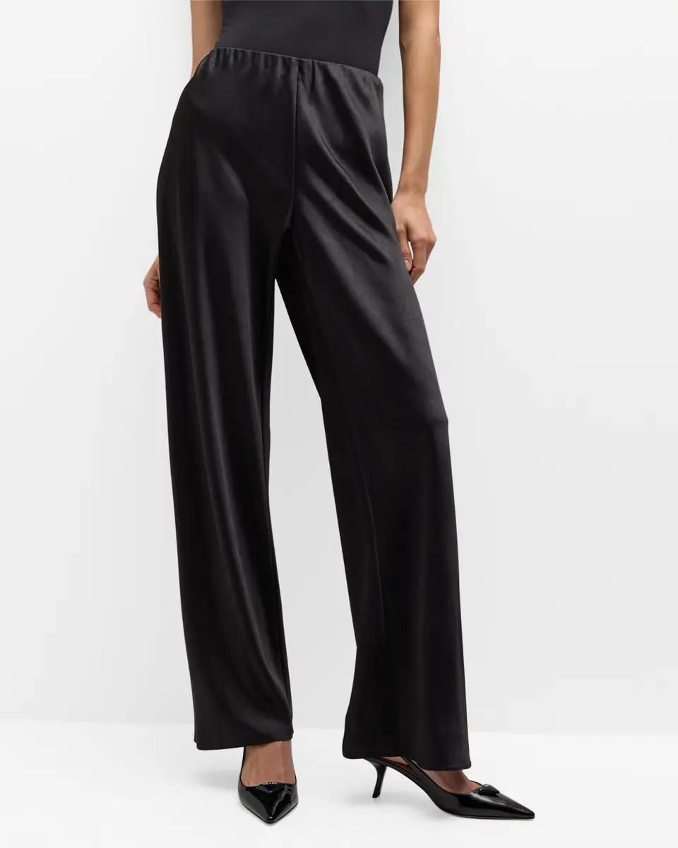 Vince Colette High-Waist Fluid Satin Bias Pants | Thumbnail 7 Vince Colette High-Waist Fluid Satin Bias Pants | Thumbnail 7