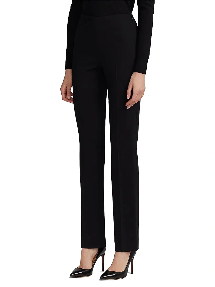 Ralph Lauren Collection Women's Alandra Stretch Wool Pants | Thumbnail 4 Ralph Lauren Collection Women's Alandra Stretch Wool Pants | Thumbnail 4