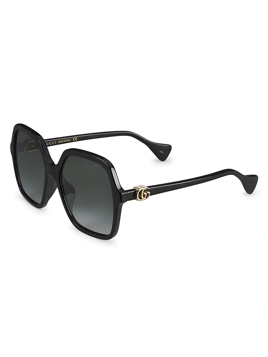 Gucci Women's Mini Running 56MM Square Sunglasses | Image 1 Gucci Women's Mini Running 56MM Square Sunglasses | Image 1