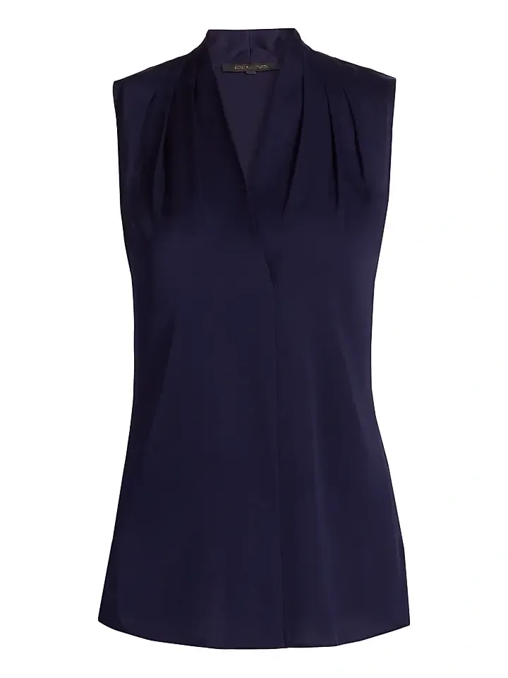 Women's Mila Sleeveless Silk-Blend Blouse