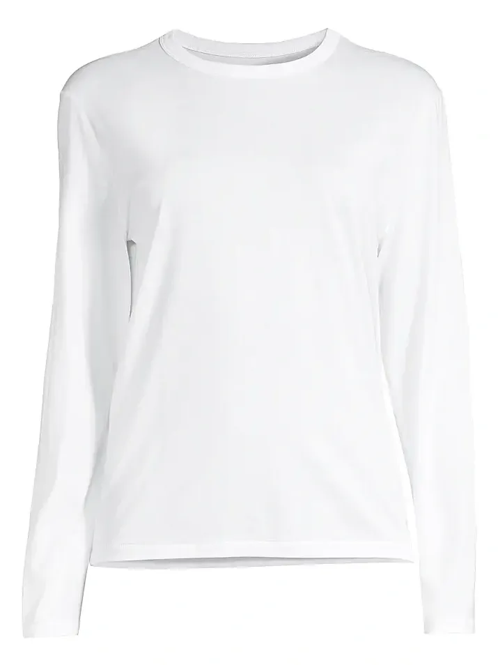 Women's Long-Sleeve Semi Relaxed Crewneck Top Women's Long-Sleeve Semi Relaxed Crewneck Top