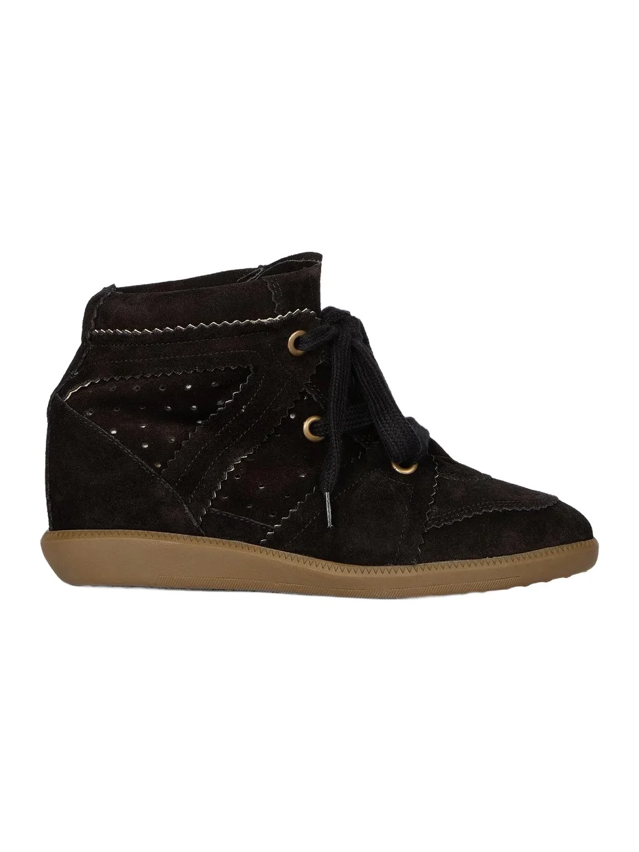 Women's Bobby Suede High-Top Sneakers