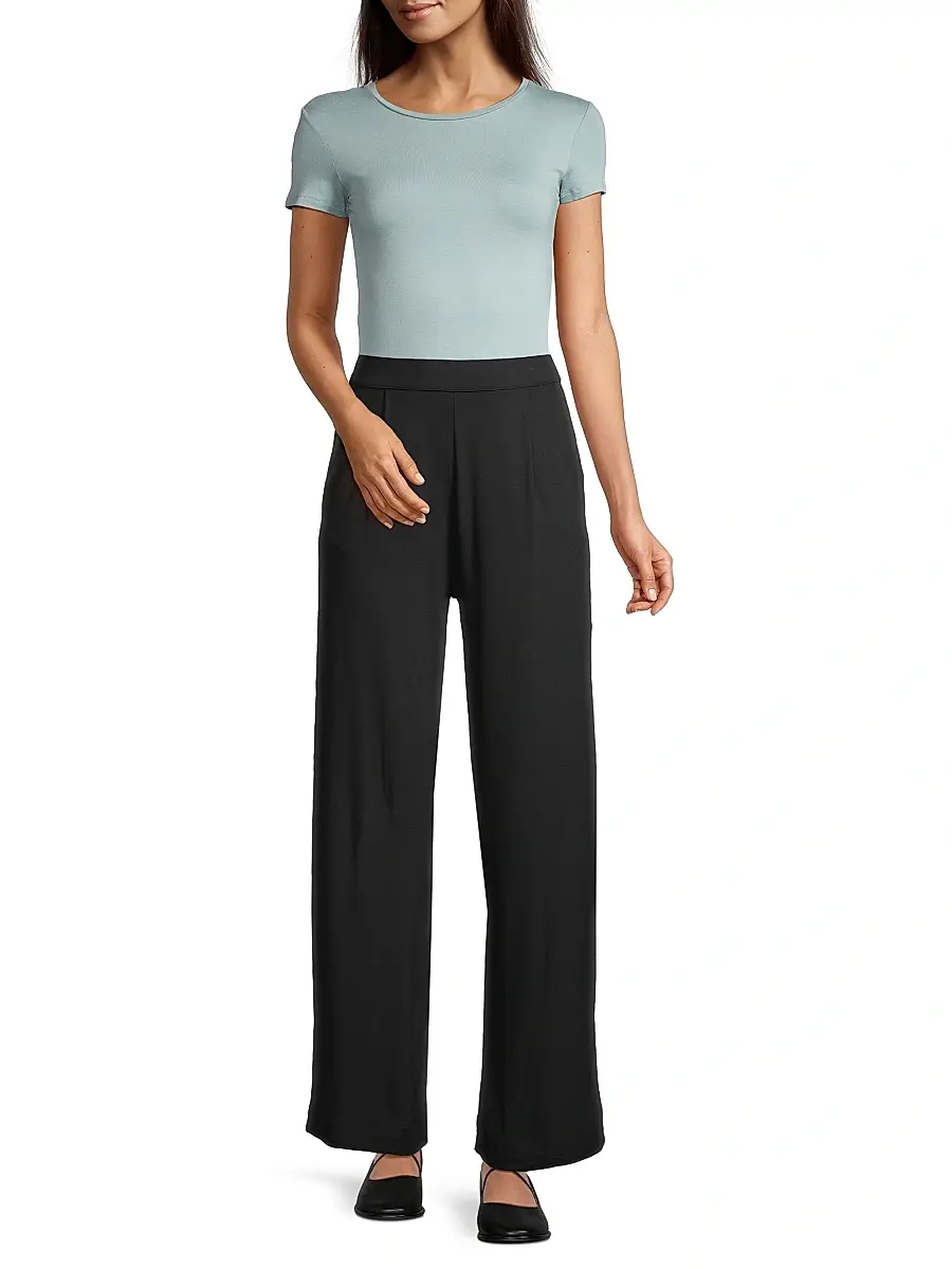 MAJESTIC FILATURES Women's Soft Touch Straight-Leg Pants | Thumbnail 2
