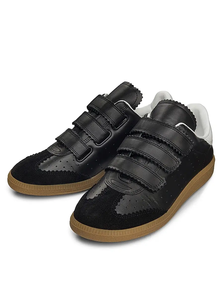 Isabel Marant Women's Beth Leather Low-Top Sneakers | Thumbnail 2 Isabel Marant Women's Beth Leather Low-Top Sneakers | Thumbnail 2