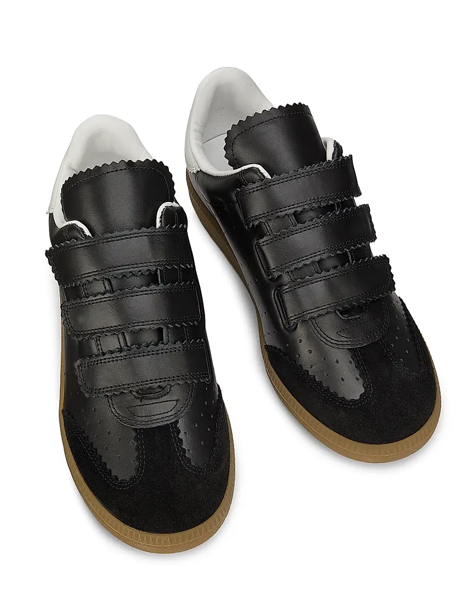 Isabel Marant Women's Beth Leather Low-Top Sneakers | Thumbnail 4 Isabel Marant Women's Beth Leather Low-Top Sneakers | Thumbnail 4