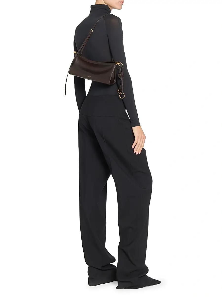 Alaïa Women's Le Click Leather Shoulder Bag | Thumbnail 2 Alaïa Women's Le Click Leather Shoulder Bag | Thumbnail 2
