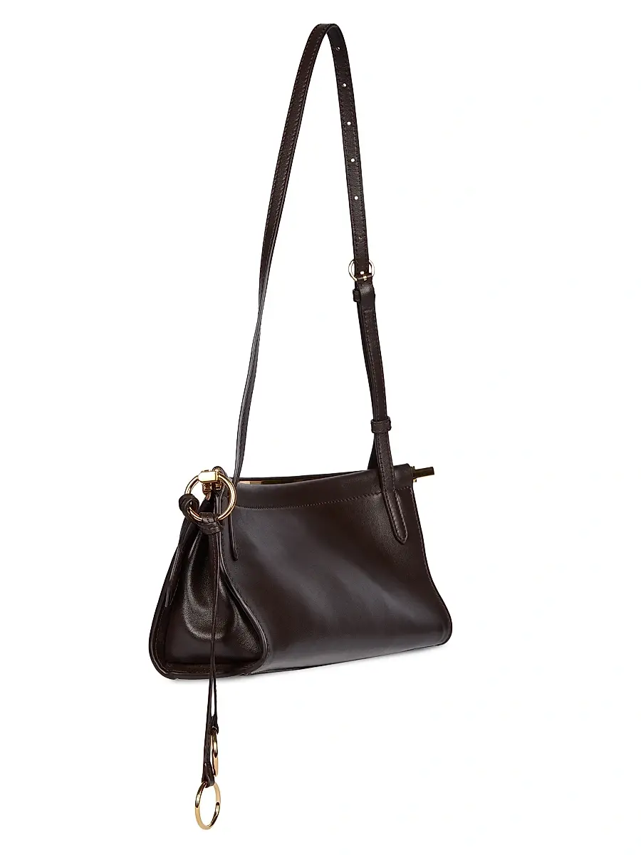 Alaïa Women's Le Click Leather Shoulder Bag | Thumbnail 4 Alaïa Women's Le Click Leather Shoulder Bag | Thumbnail 4
