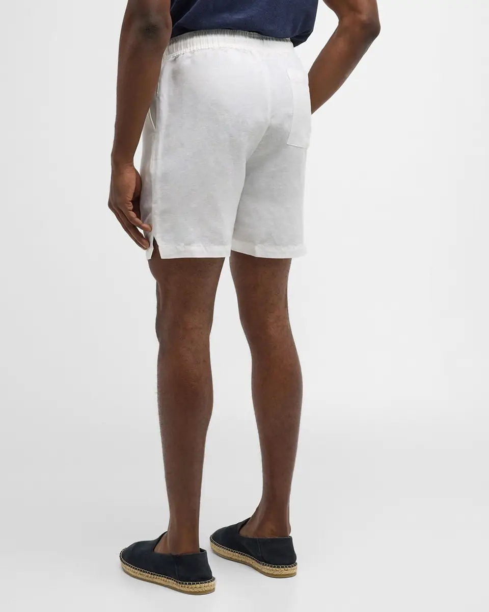 Onia Men's Air Linen Pull-On Shorts | Thumbnail 3 Onia Men's Air Linen Pull-On Shorts | Thumbnail 3