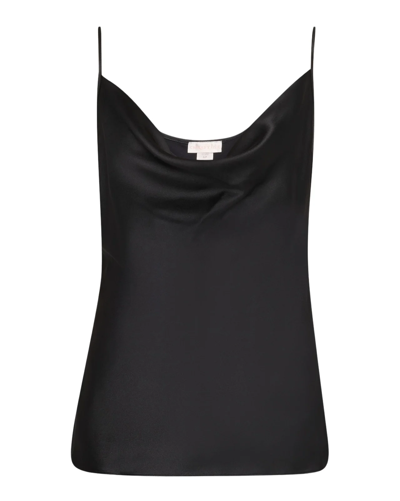 Christine Lingerie Cowl-Neck Silk Cami