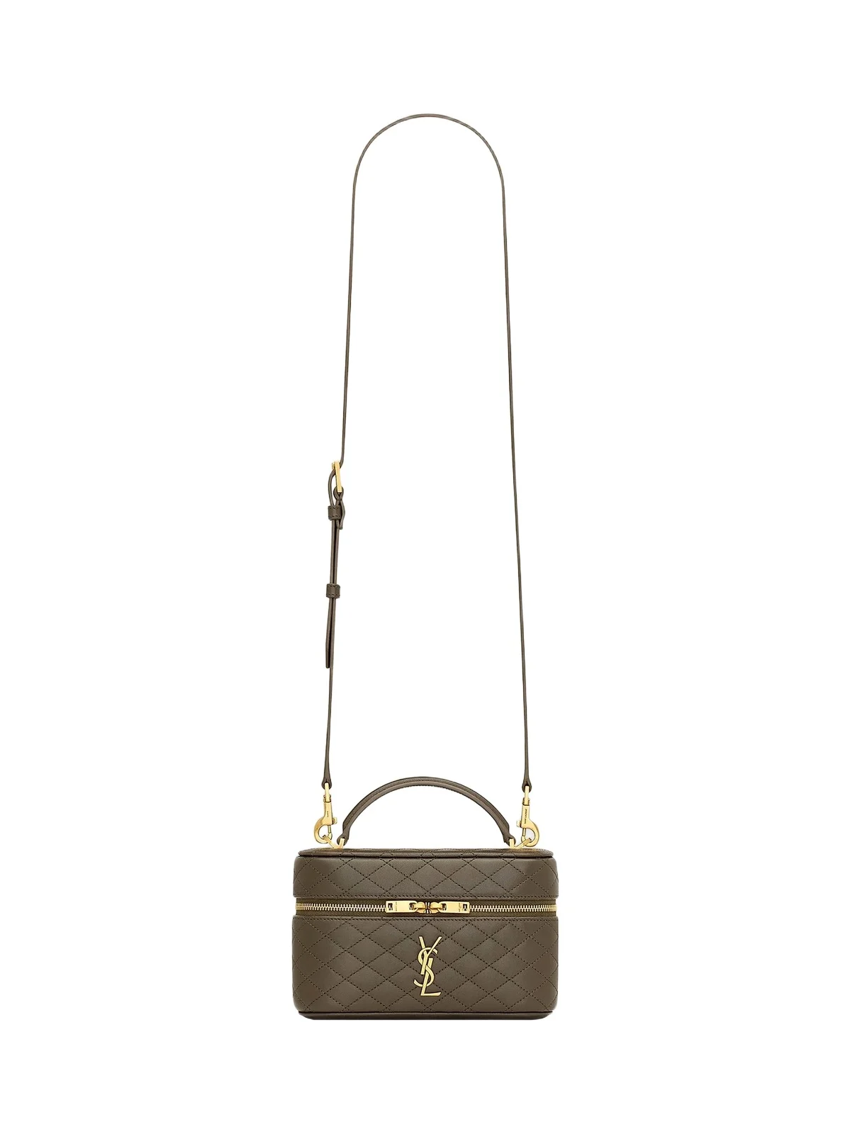 Women's Gaby Mini Vanity Bag in Lambskin - Light Musk