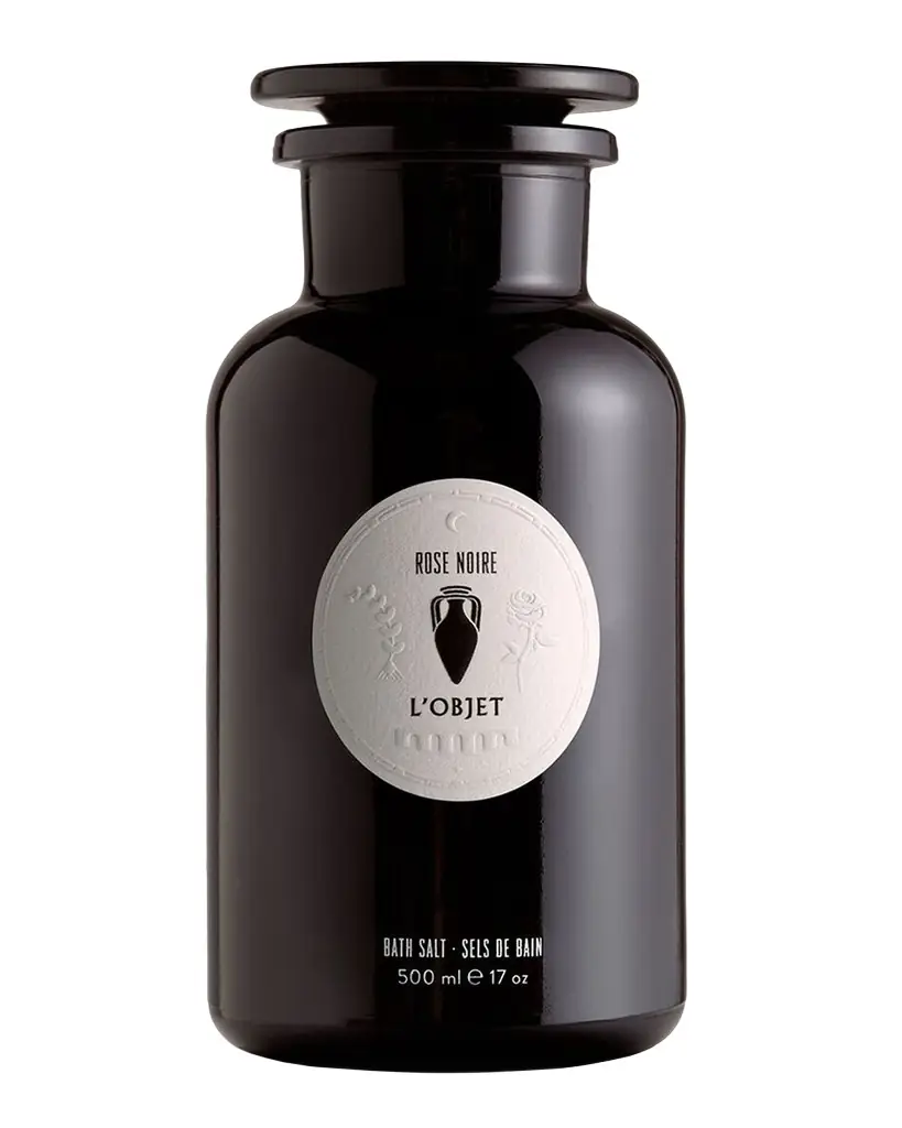 L'Objet Rose Noir Bath Salt, 17 oz.