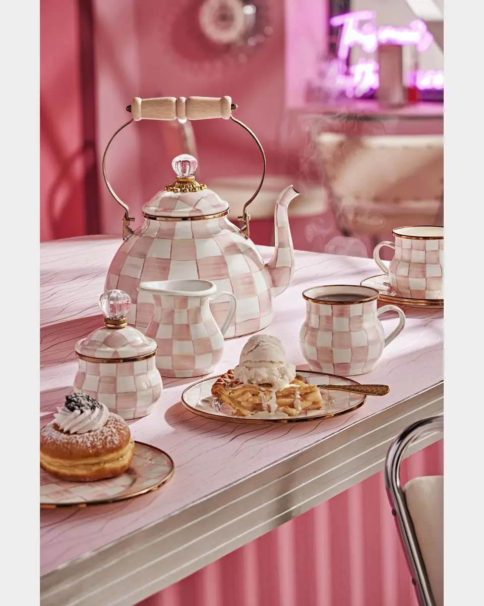 MacKenzie-Childs Rosy Check Enamel Creamer | Thumbnail 2 MacKenzie-Childs Rosy Check Enamel Creamer | Thumbnail 2
