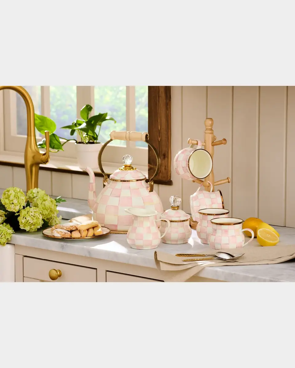 MacKenzie-Childs Rosy Check Enamel Creamer | Thumbnail 3 MacKenzie-Childs Rosy Check Enamel Creamer | Thumbnail 3