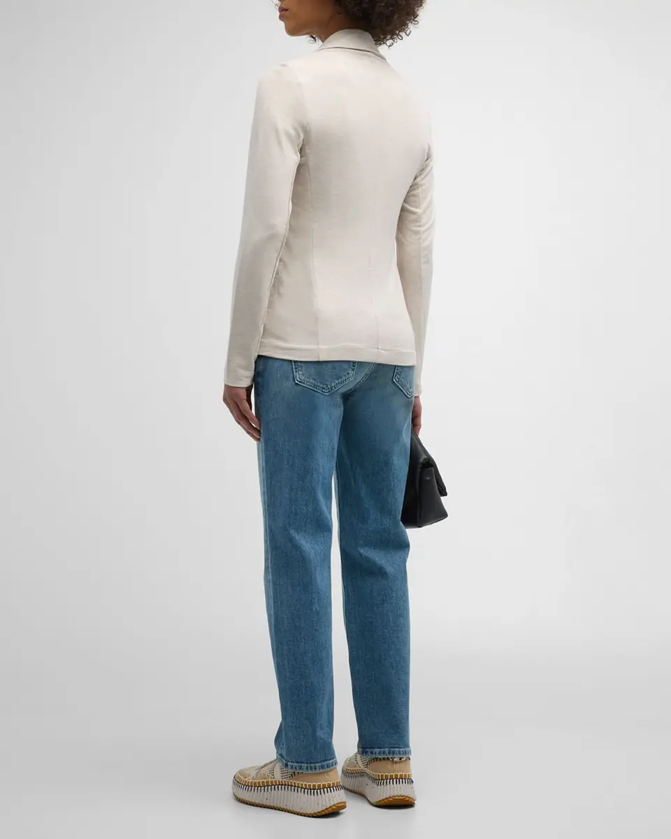 MAJESTIC FILATURES French Terry One-Button Blazer | Thumbnail 6 MAJESTIC FILATURES French Terry One-Button Blazer | Thumbnail 6