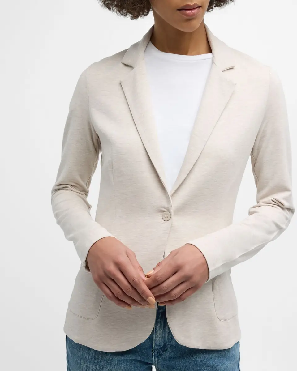 MAJESTIC FILATURES French Terry One-Button Blazer | Thumbnail 7 MAJESTIC FILATURES French Terry One-Button Blazer | Thumbnail 7