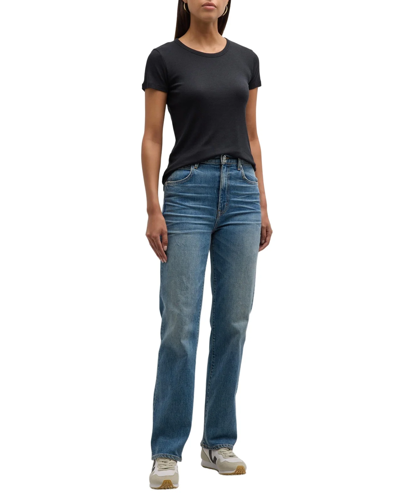 MAJESTIC FILATURES Lyocell Cotton Baby Ribbed Tee