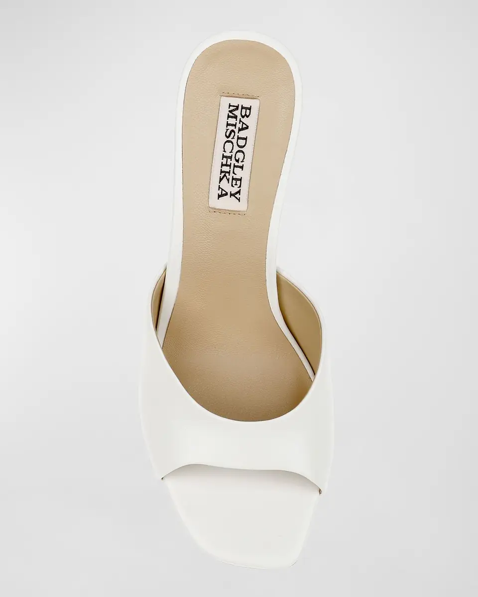 BADGLEY MISCHKA Cadence Leather Mule Sandals | Thumbnail 4