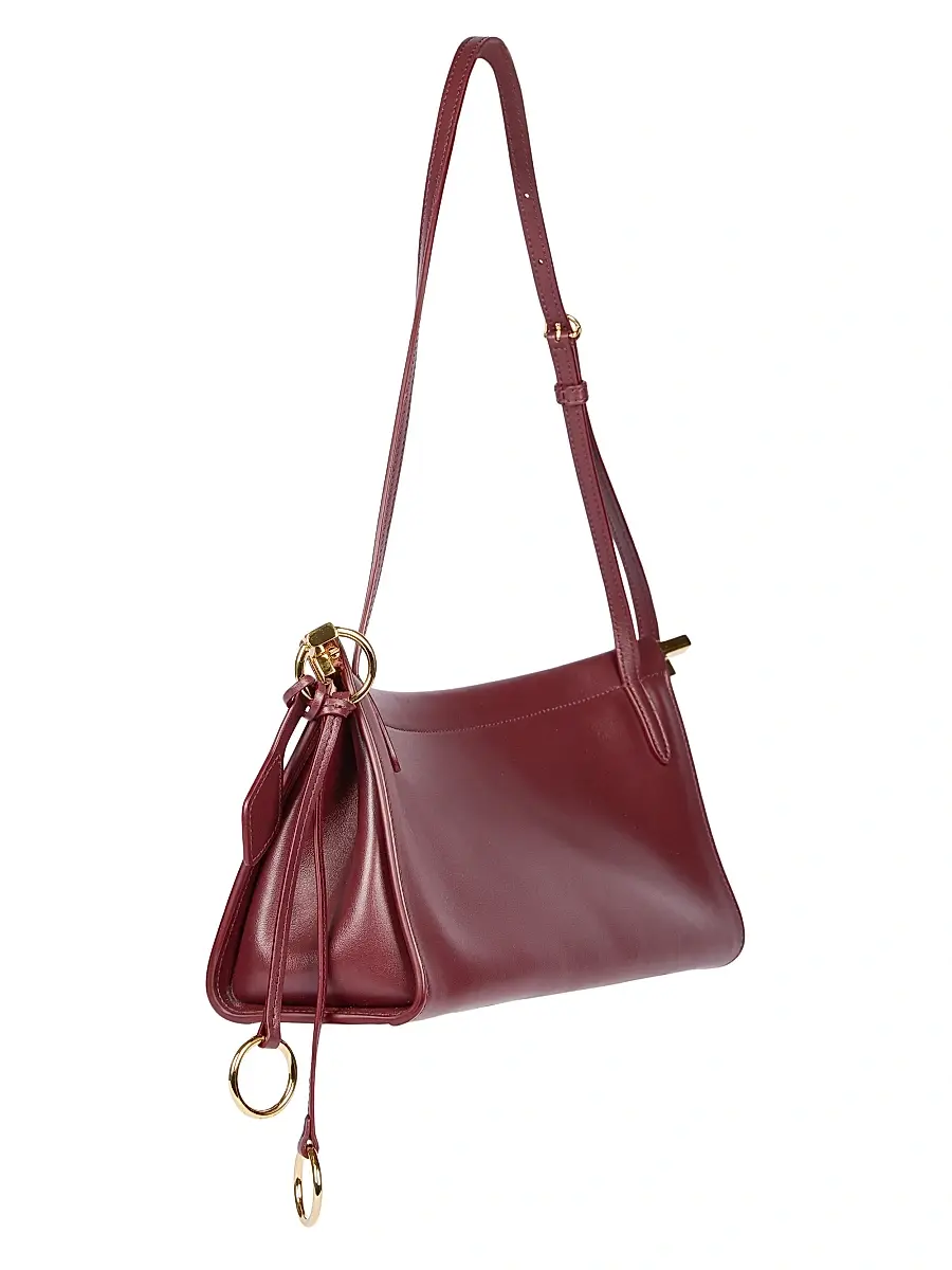 Alaïa Women's Le Click East West Leather Shoulder Bag | Thumbnail 4 Alaïa Women's Le Click East West Leather Shoulder Bag | Thumbnail 4