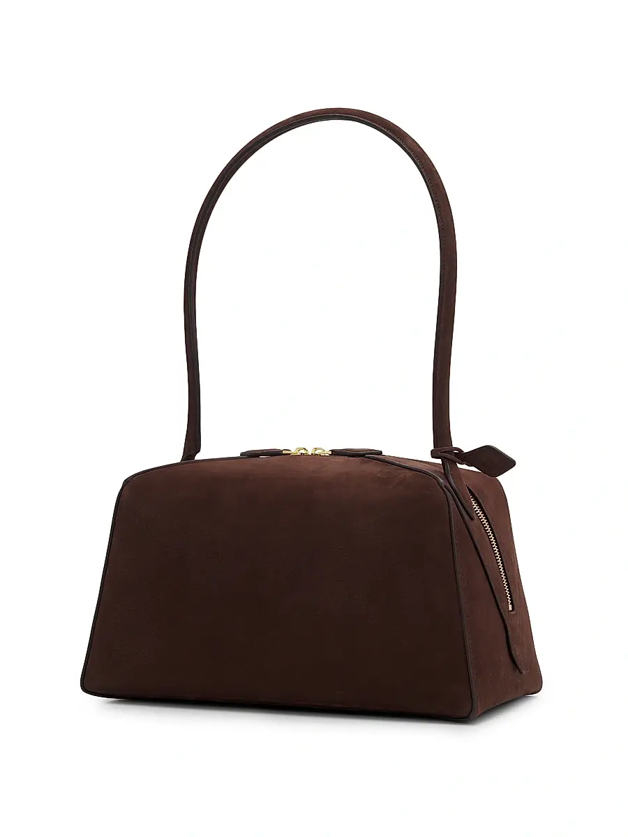 Alaïa Women's Le Bouledogue Nubuck Shoulder Bag | Thumbnail 3
