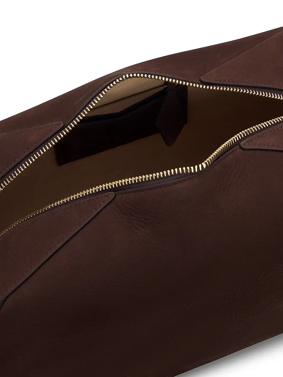 Alaïa Women's Le Bouledogue Nubuck Shoulder Bag | Thumbnail 4