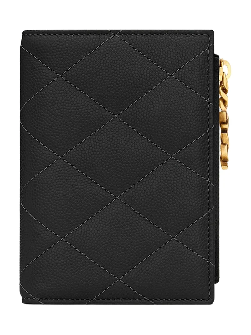 Women's Cassandre Bijou Bi-Fold Wallet in Grain De Poudre Leather Women's Cassandre Bijou Bi-Fold Wallet in Grain De Poudre Leather