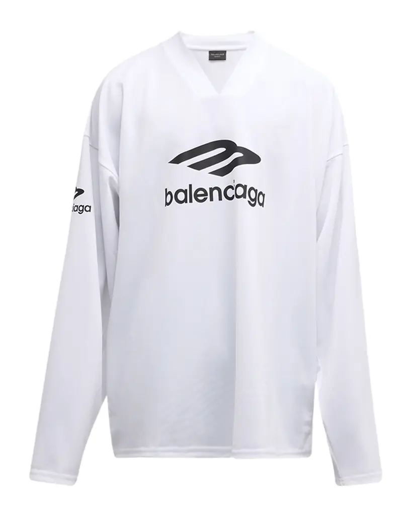 Balenciaga Men 's 3B Sports Icon Ski Long-Sleeve T-Shirt | Image 1 Balenciaga Men 's 3B Sports Icon Ski Long-Sleeve T-Shirt | Image 1