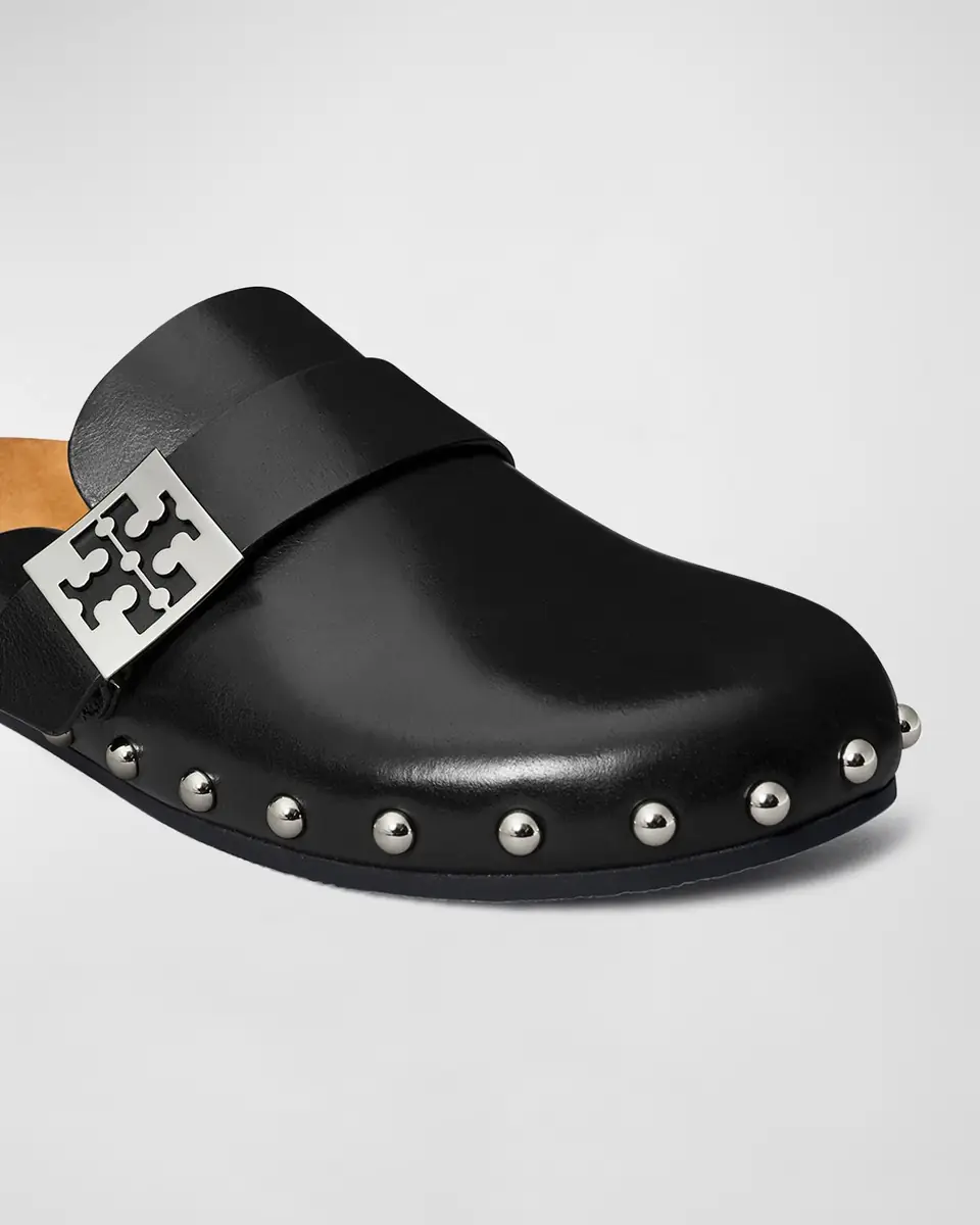 Tory Burch Mellow Leather Buckle Slide Mules | Thumbnail 5