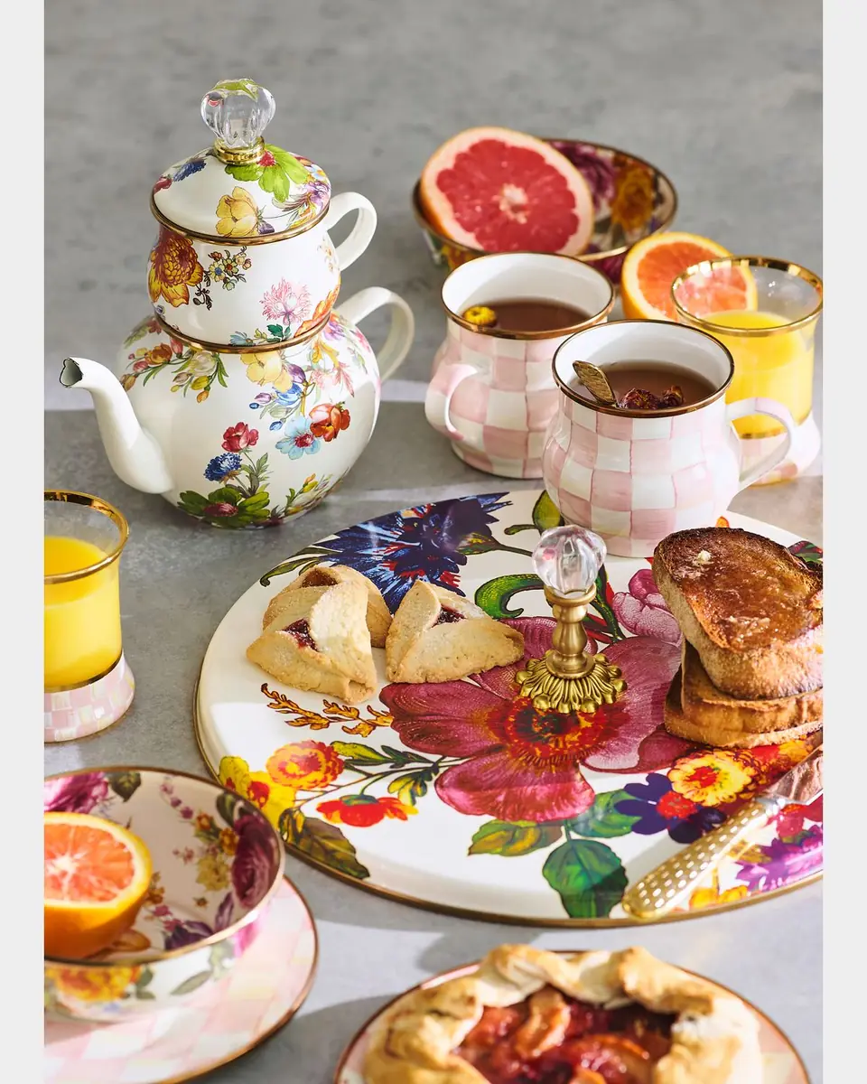 MacKenzie-Childs Rosy Check Enamel Mug | Thumbnail 5 MacKenzie-Childs Rosy Check Enamel Mug | Thumbnail 5