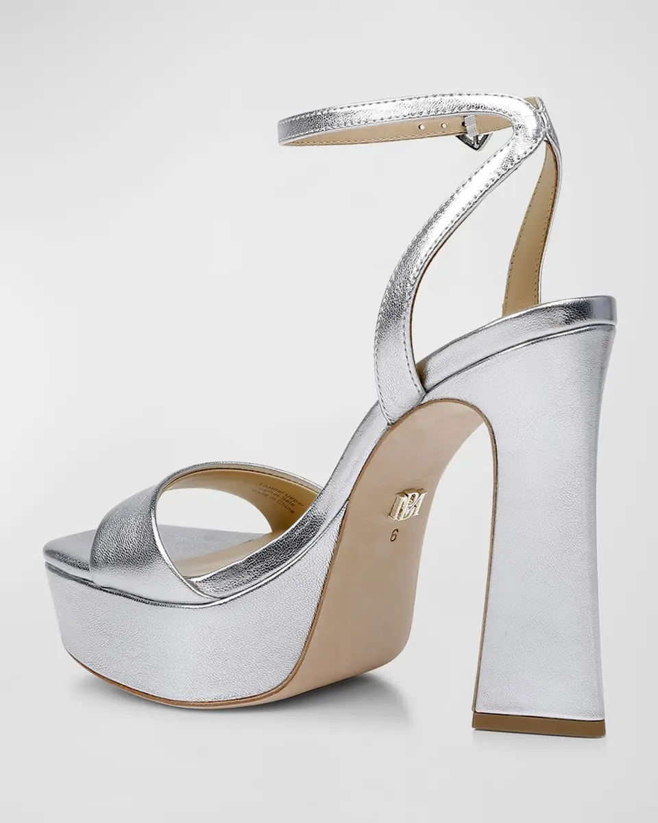 BADGLEY MISCHKA Caia Crystal Heart Platform Sandals | Thumbnail 3