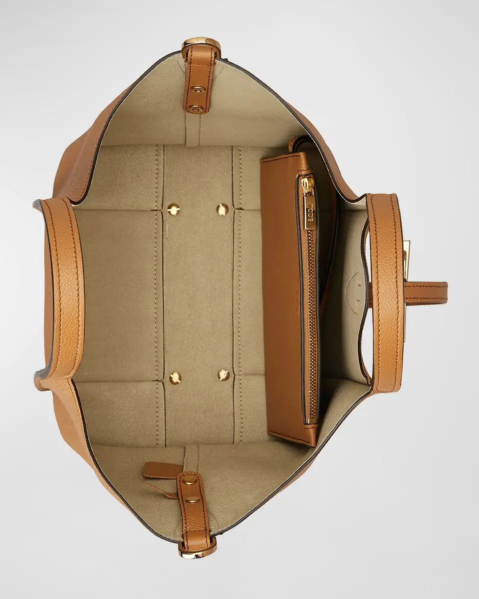 Tod's Mini Leather T Timeless Tote Shopping Bag | Thumbnail 3