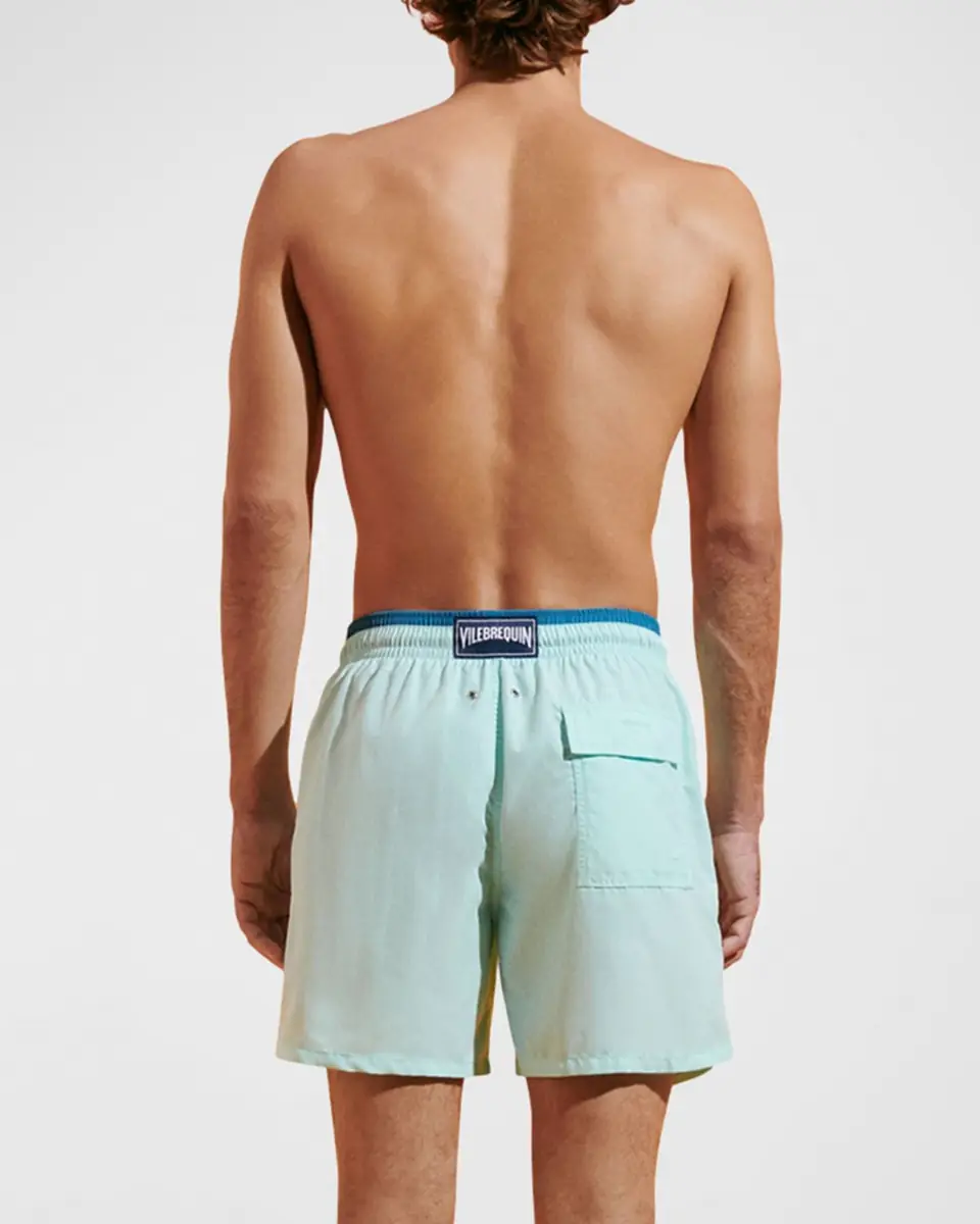 Vilebrequin Men's Les Unis Bicolor Swim Trunks | Thumbnail 3 Vilebrequin Men's Les Unis Bicolor Swim Trunks | Thumbnail 3
