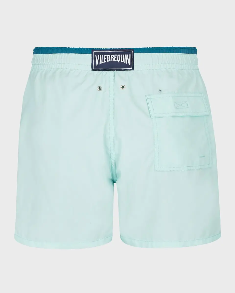 Vilebrequin Men's Les Unis Bicolor Swim Trunks | Thumbnail 4 Vilebrequin Men's Les Unis Bicolor Swim Trunks | Thumbnail 4