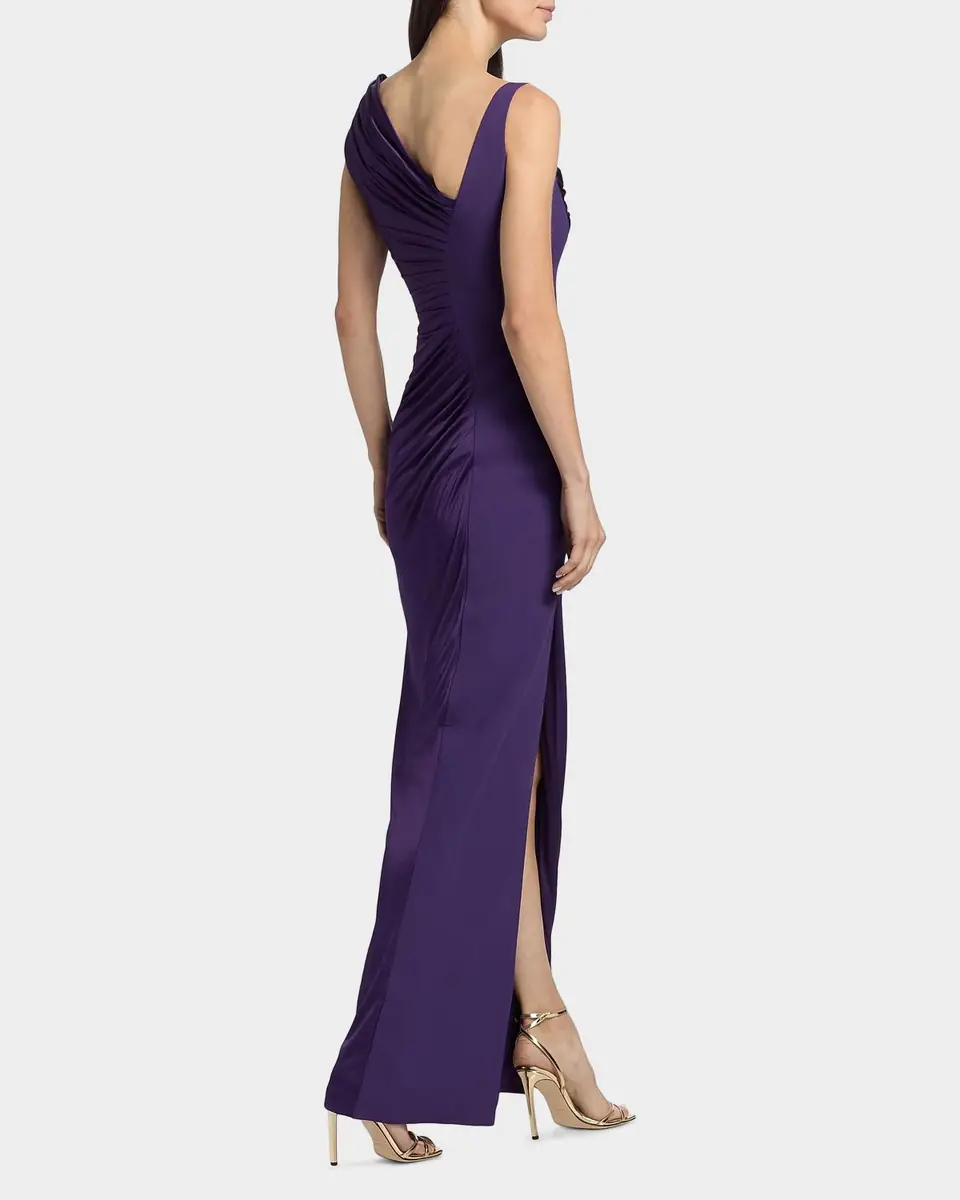 Versace Ruched Jersey Gown | Thumbnail 2
